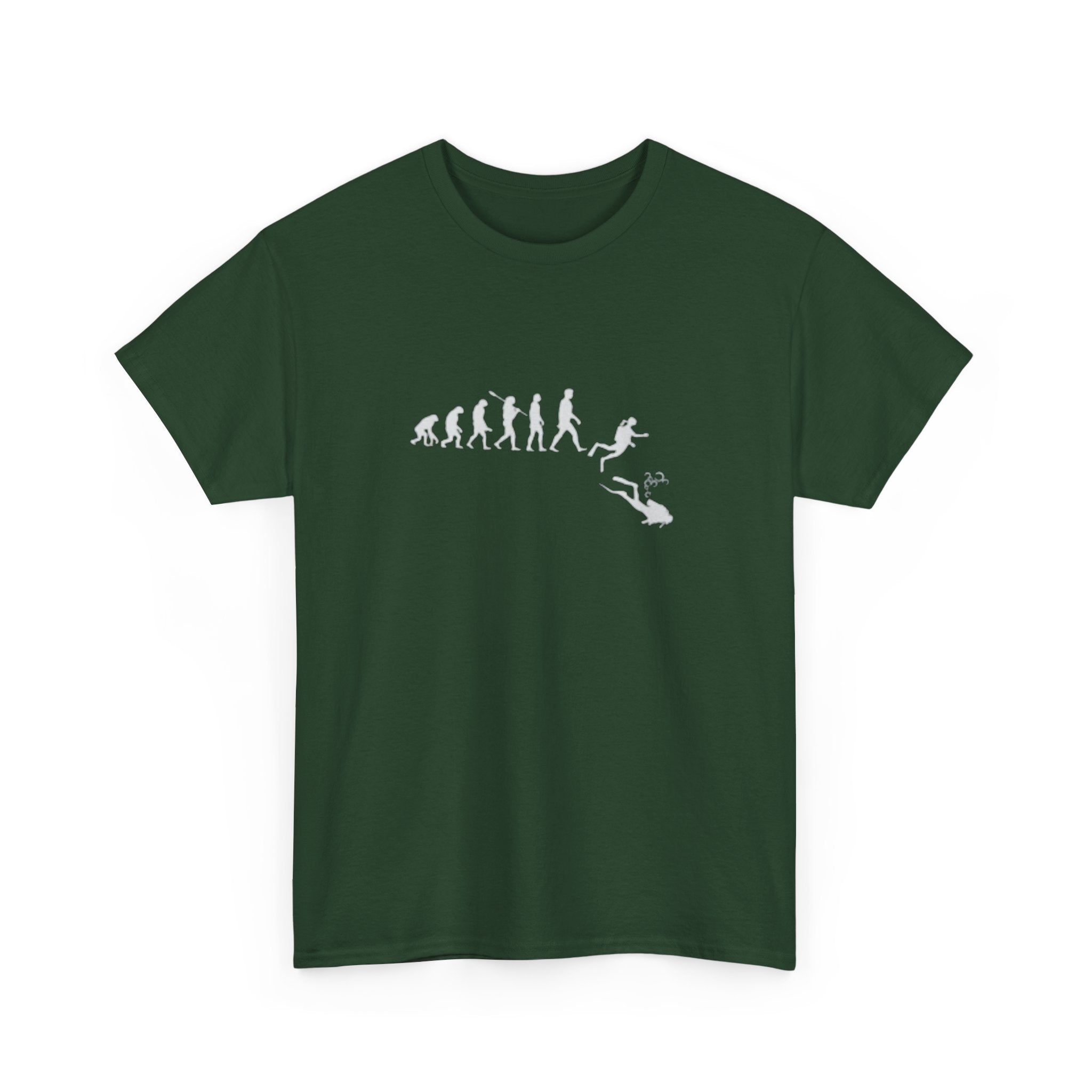 Evolution Theme Unisex Heavy Cotton Tee | Casual Wear, Gift for Nature Lovers