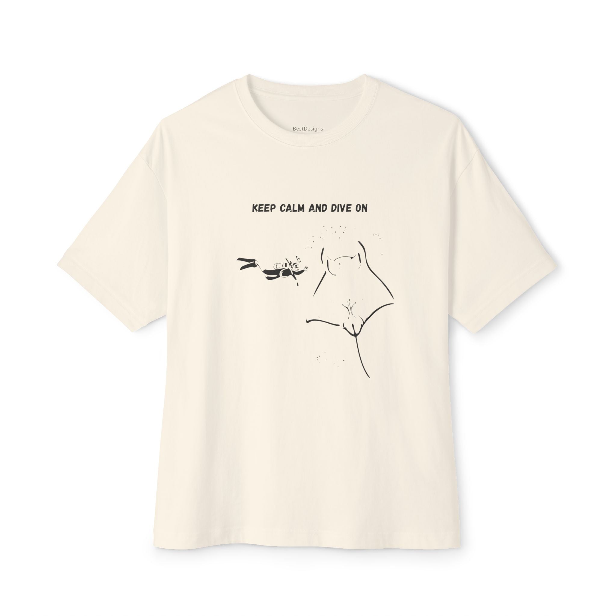 Unisex Oversized Scuba Diving Tee