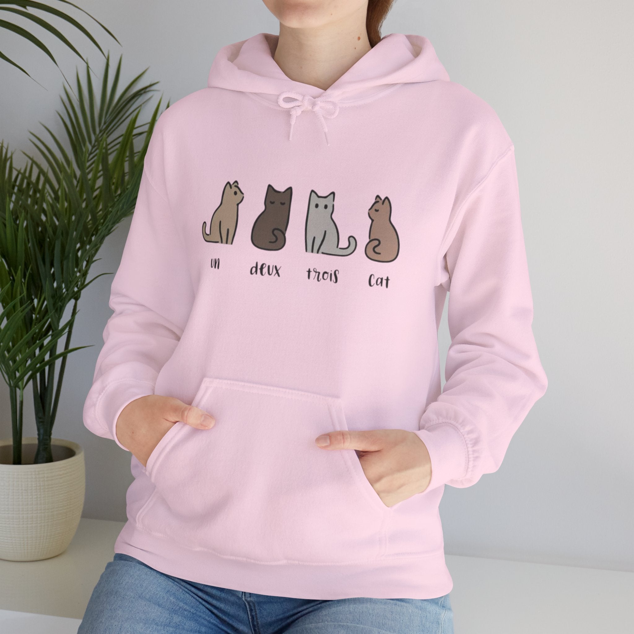 Cozy Cat Lovers Hoodie - Perfect Gift for Pet Owners, Casual Wear, Animal Lovers, Soft & Warm Hoodie