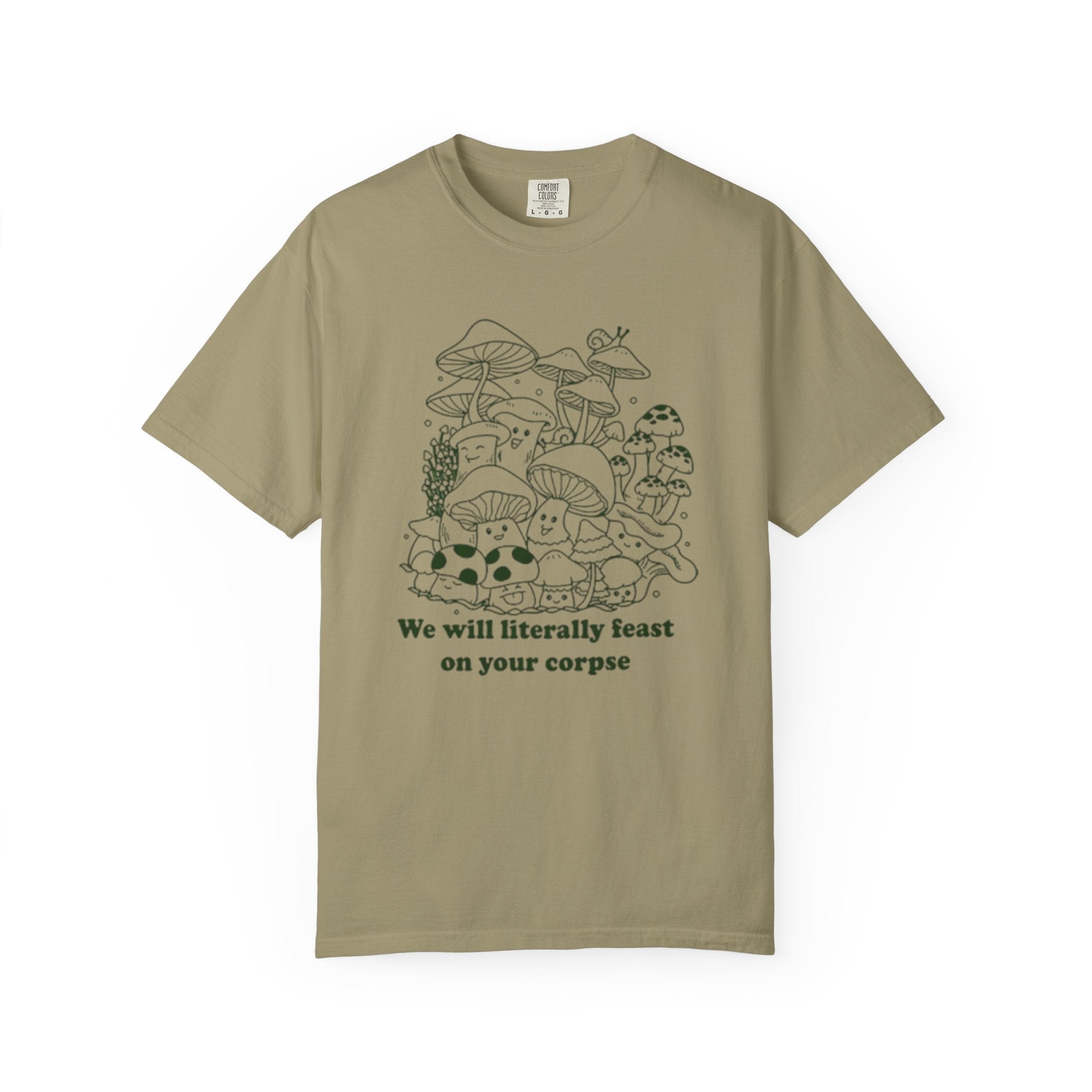 Whimsical Mushroom T-Shirt | Funny Botanical Tee, Cute Gift for Nature Lovers, Eco-Friendly Fashion