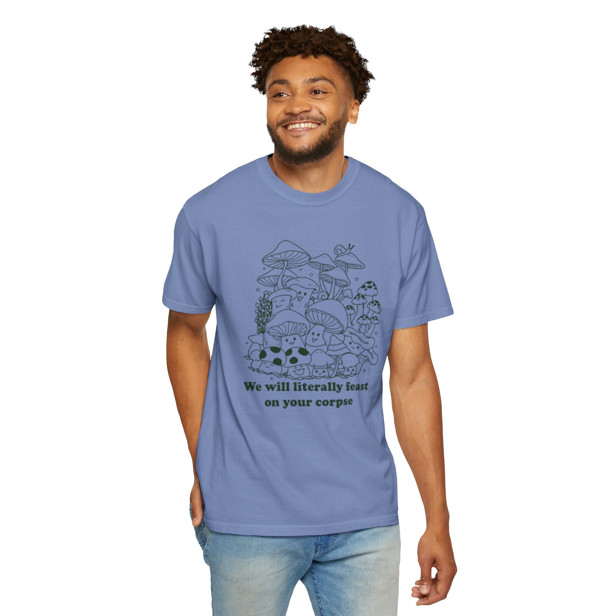 Whimsical Mushroom T-Shirt | Funny Botanical Tee, Cute Gift for Nature Lovers, Eco-Friendly Fashion