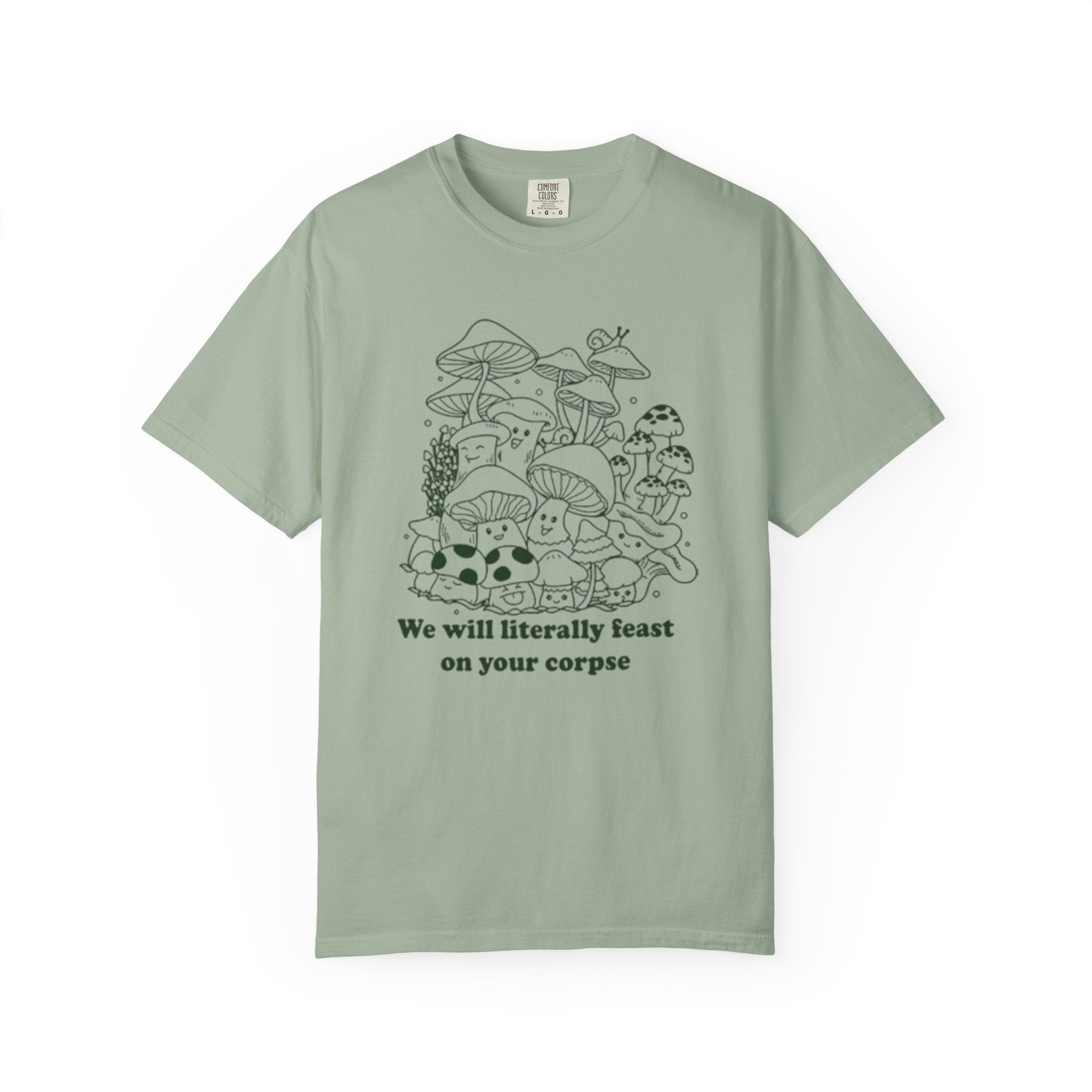 Whimsical Mushroom T-Shirt | Funny Botanical Tee, Cute Gift for Nature Lovers, Eco-Friendly Fashion