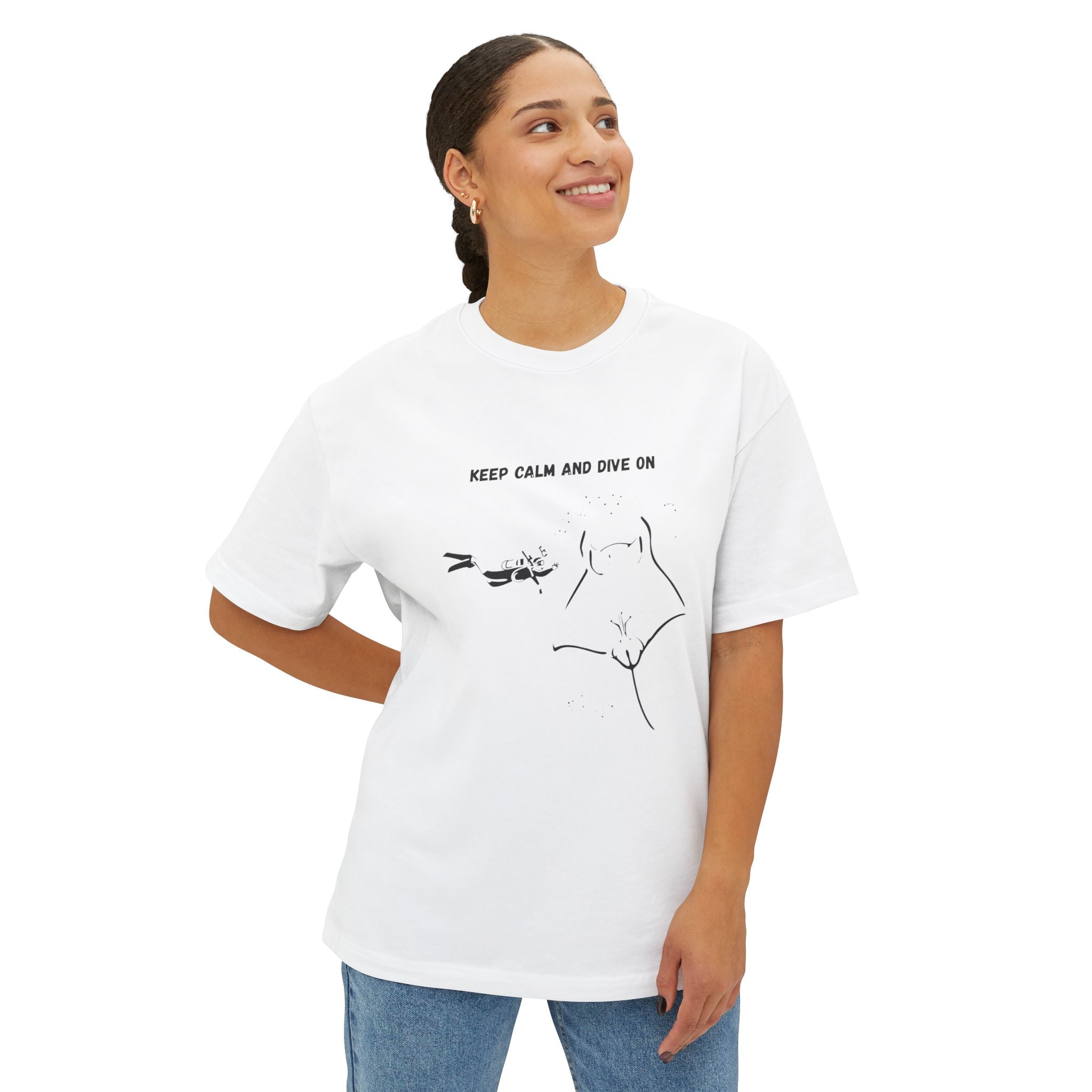 Unisex Oversized Scuba Diving Tee