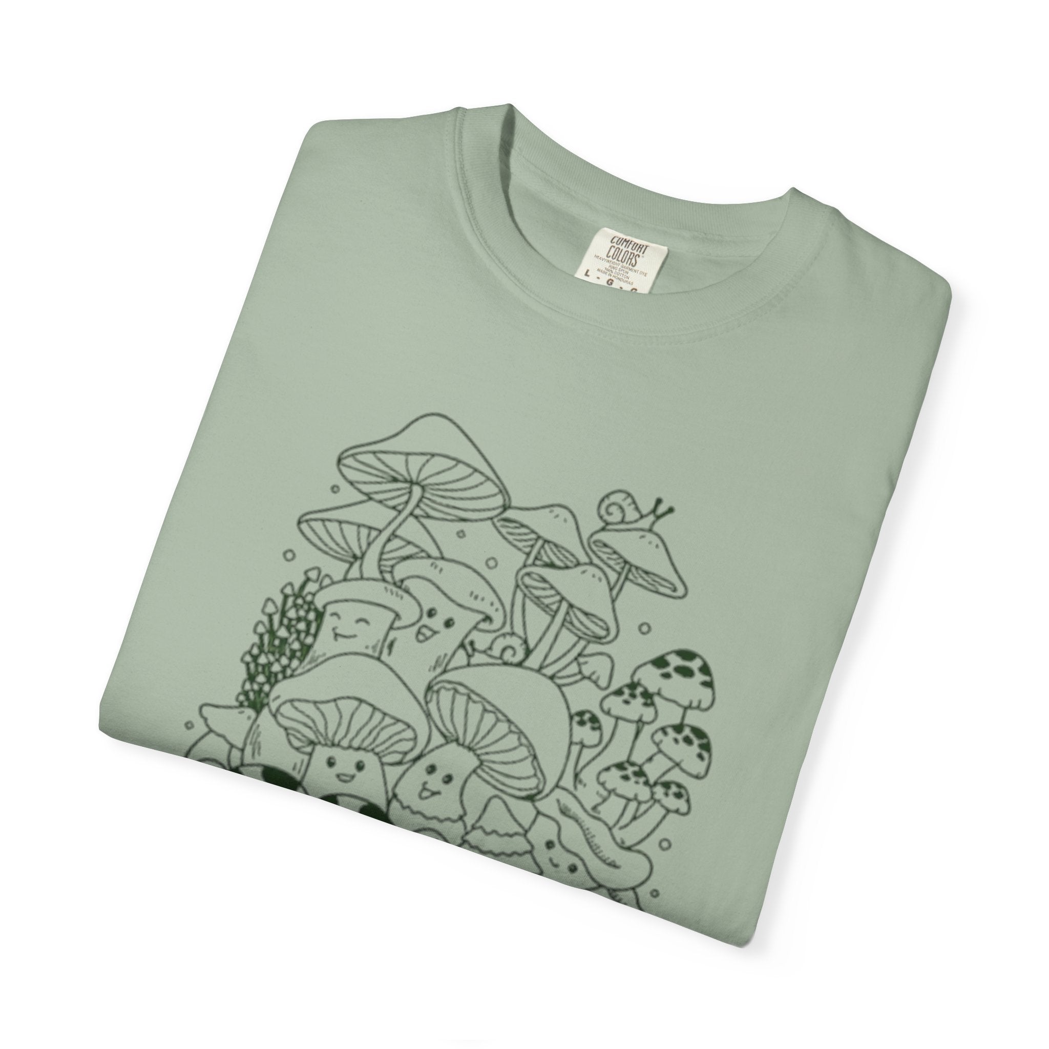 Whimsical Mushroom T-Shirt | Funny Botanical Tee, Cute Gift for Nature Lovers, Eco-Friendly Fashion