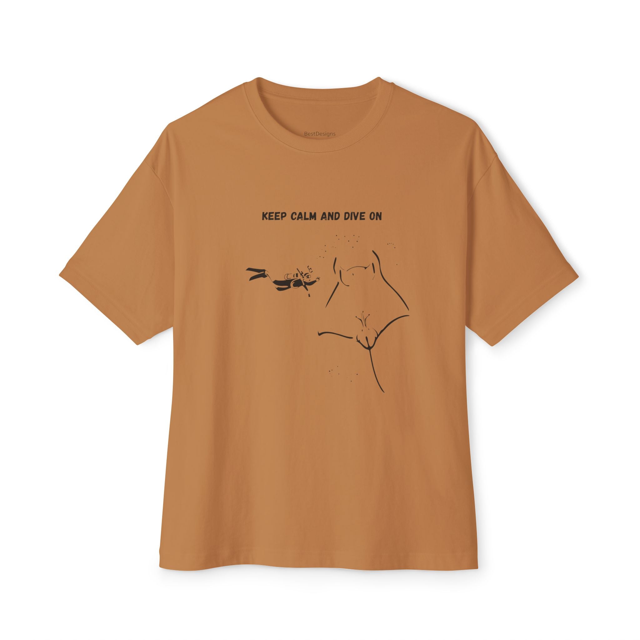 Unisex Oversized Scuba Diving Tee