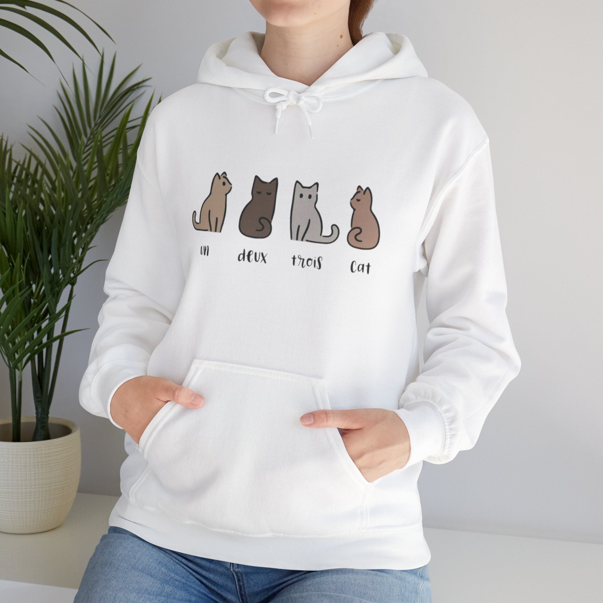 Cozy Cat Lovers Hoodie - Perfect Gift for Pet Owners, Casual Wear, Animal Lovers, Soft & Warm Hoodie