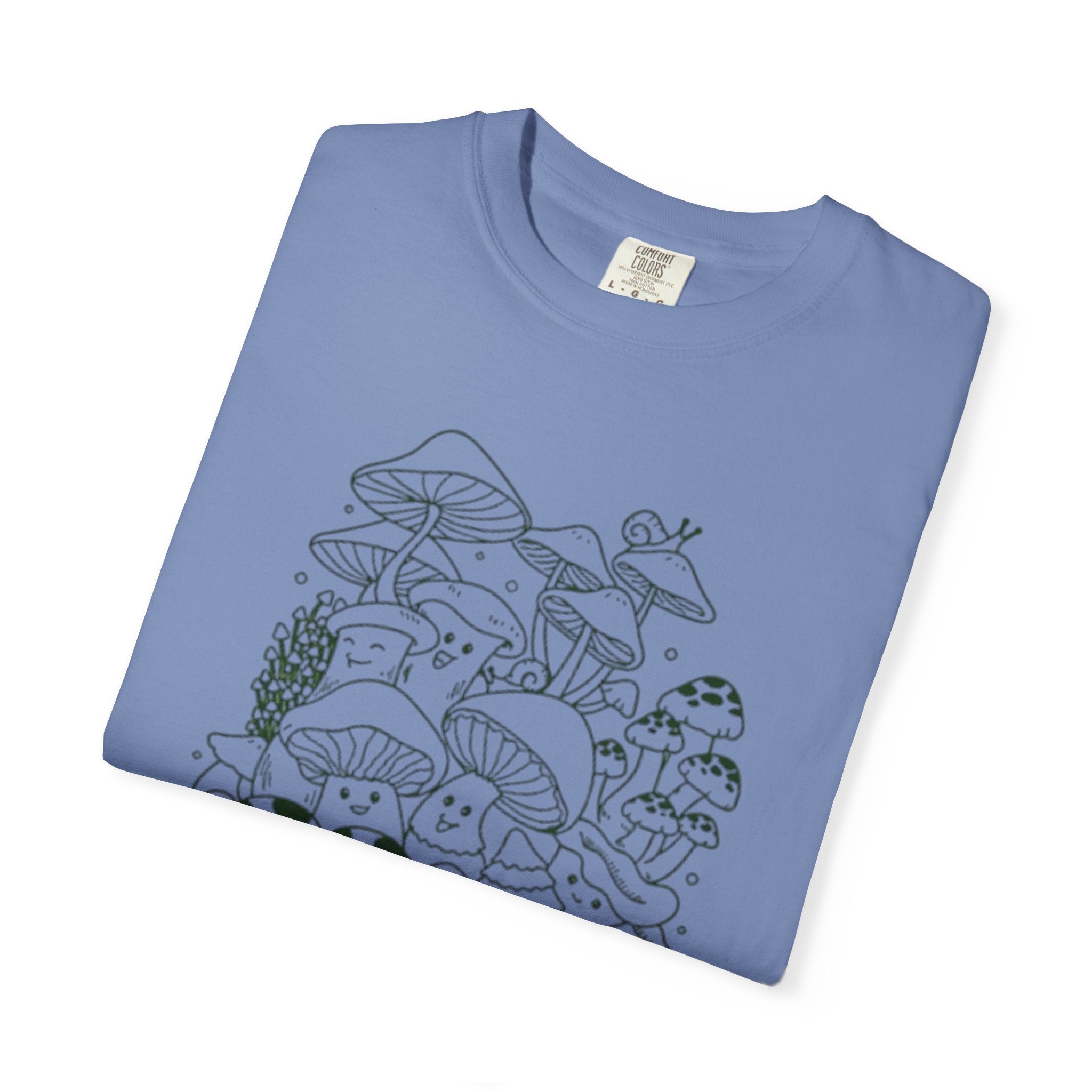 Whimsical Mushroom T-Shirt | Funny Botanical Tee, Cute Gift for Nature Lovers, Eco-Friendly Fashion