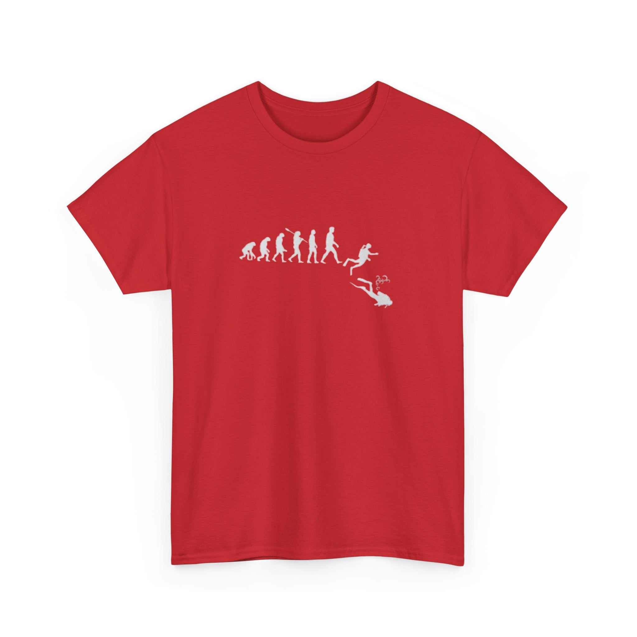 Evolution Theme Unisex Heavy Cotton Tee | Casual Wear, Gift for Nature Lovers