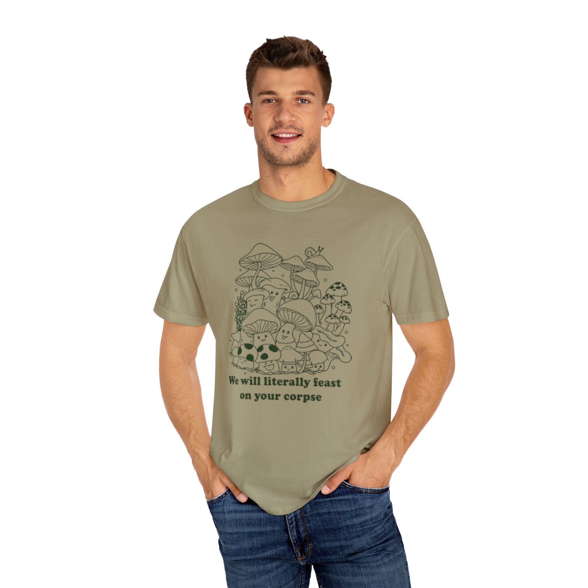 Whimsical Mushroom T-Shirt | Funny Botanical Tee, Cute Gift for Nature Lovers, Eco-Friendly Fashion