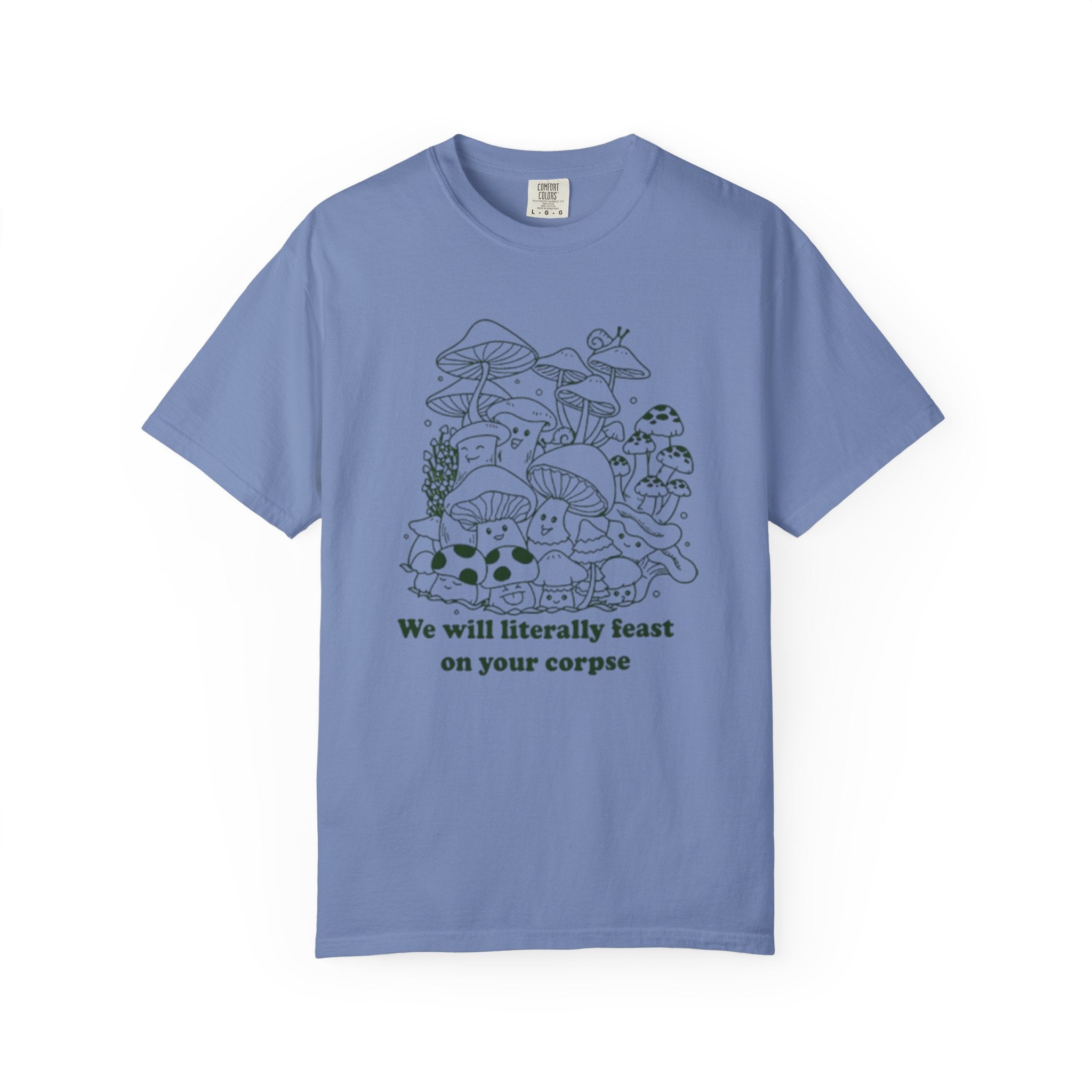 Whimsical Mushroom T-Shirt | Funny Botanical Tee, Cute Gift for Nature Lovers, Eco-Friendly Fashion