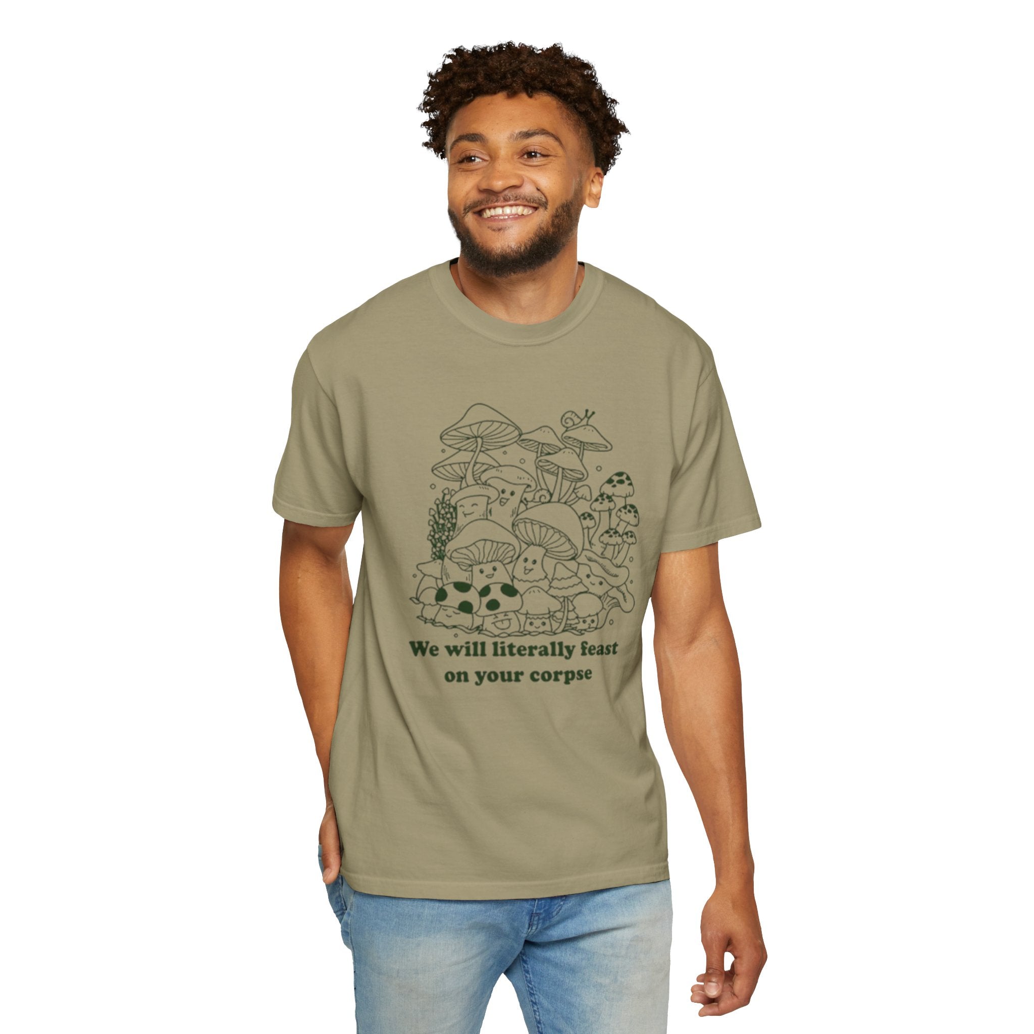 Whimsical Mushroom T-Shirt | Funny Botanical Tee, Cute Gift for Nature Lovers, Eco-Friendly Fashion