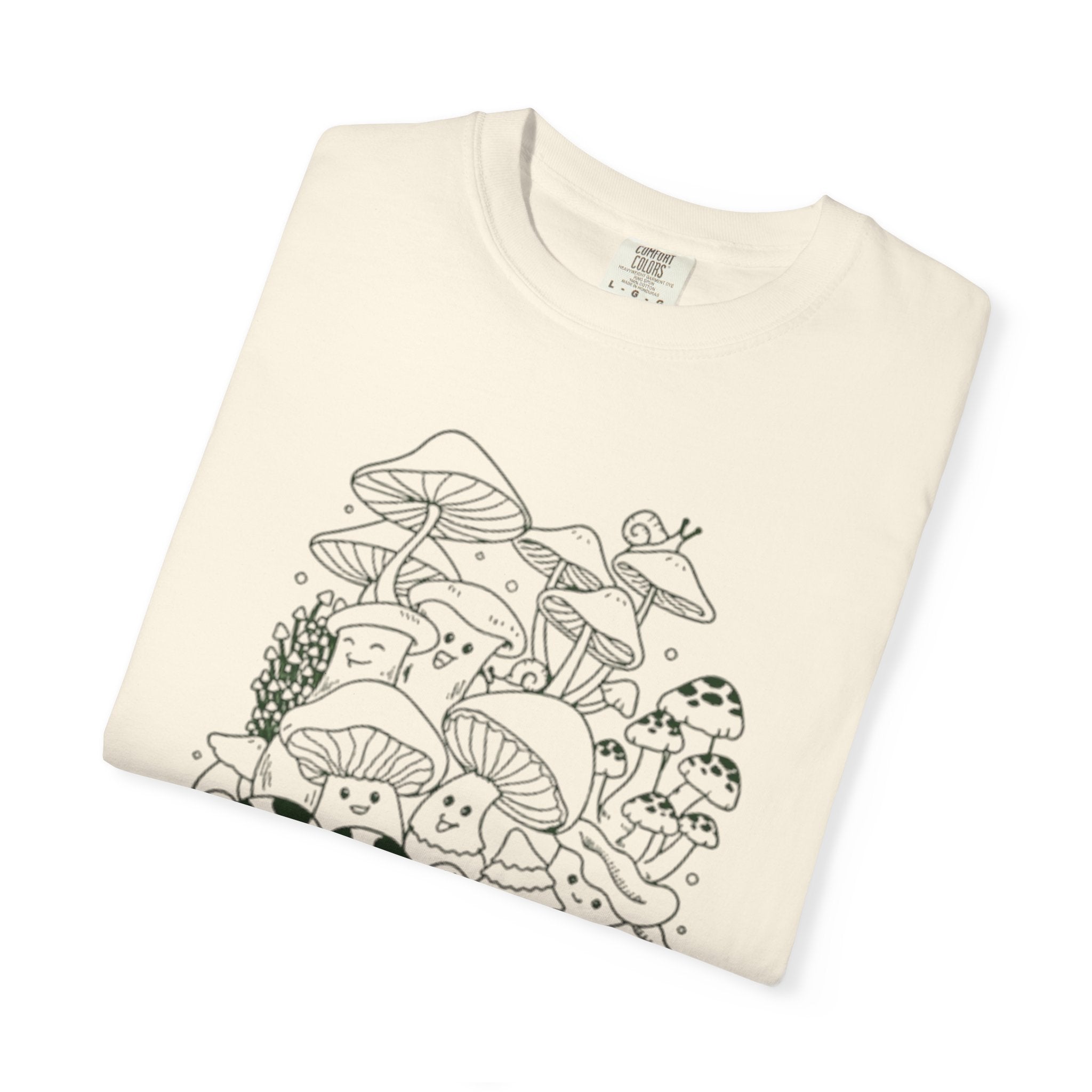 Whimsical Mushroom T-Shirt | Funny Botanical Tee, Cute Gift for Nature Lovers, Eco-Friendly Fashion