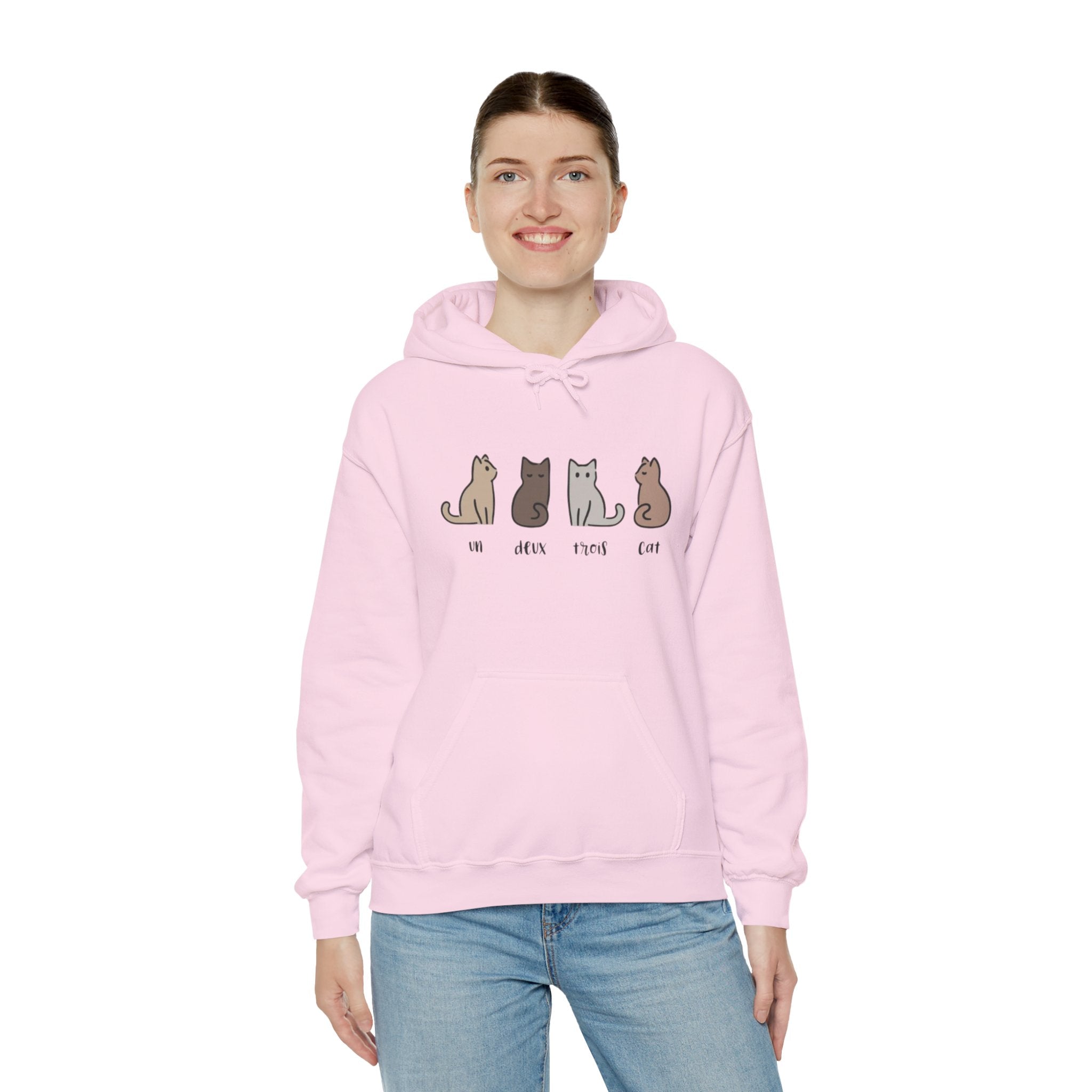 Cozy Cat Lovers Hoodie - Perfect Gift for Pet Owners, Casual Wear, Animal Lovers, Soft & Warm Hoodie