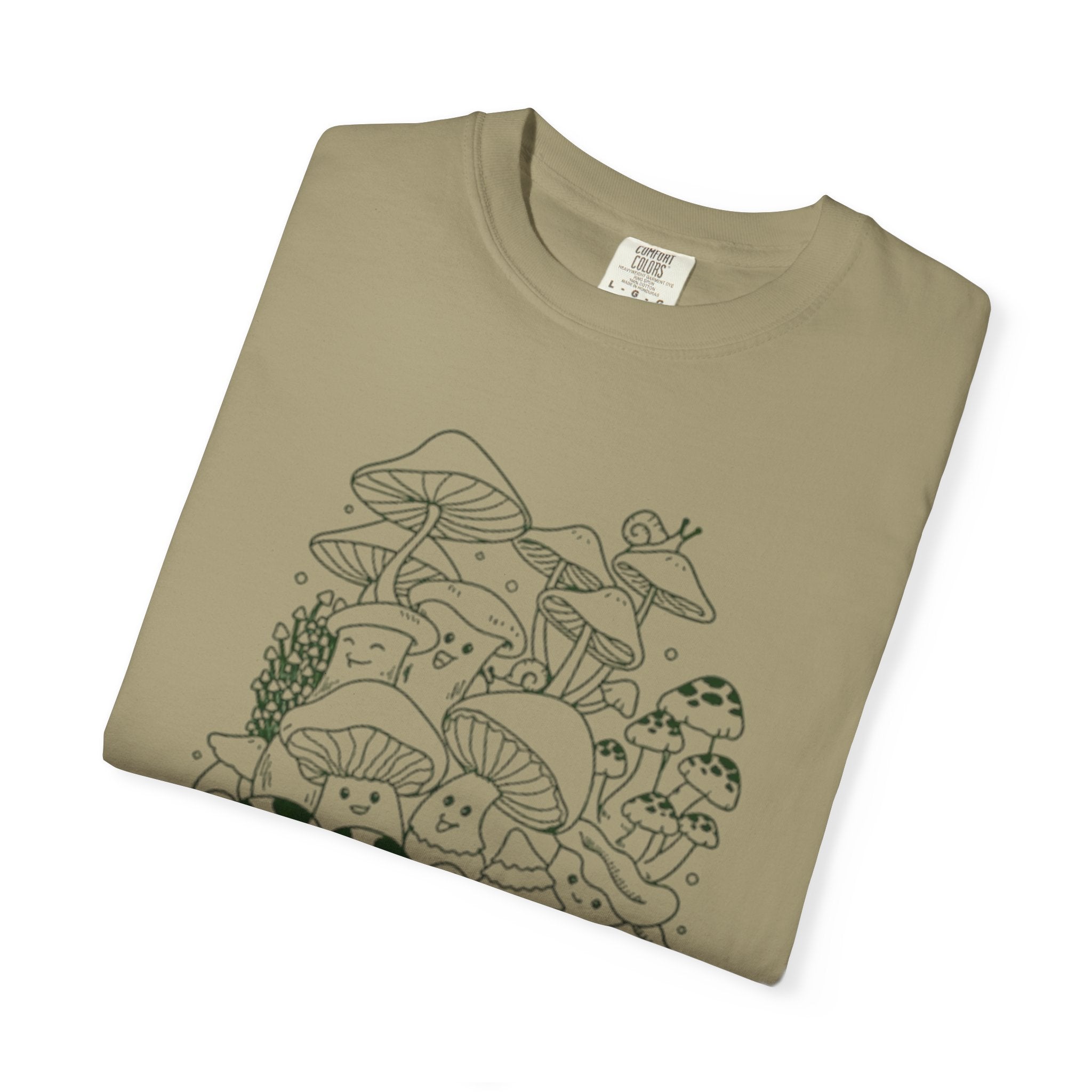 Whimsical Mushroom T-Shirt | Funny Botanical Tee, Cute Gift for Nature Lovers, Eco-Friendly Fashion