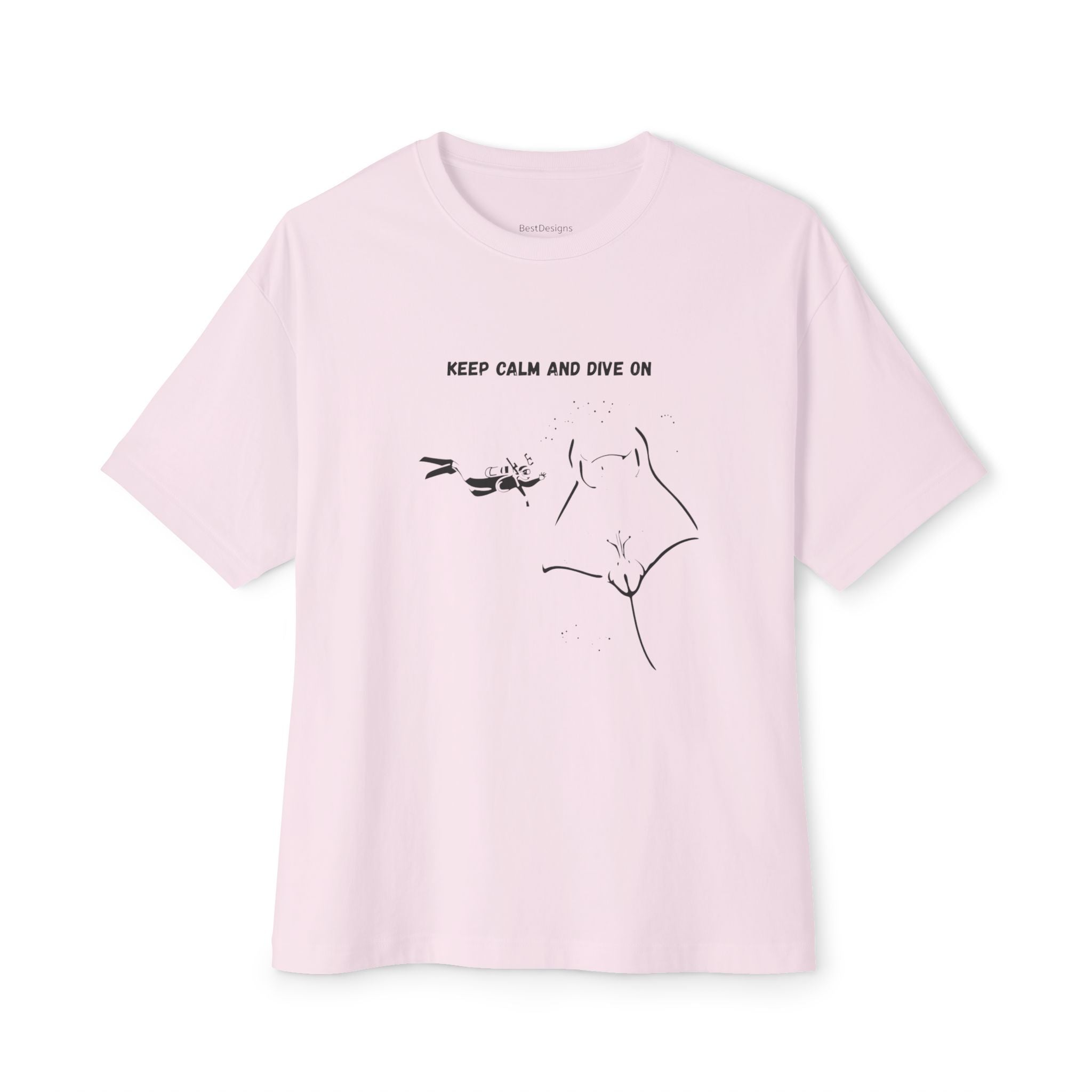 Unisex Oversized Scuba Diving Tee