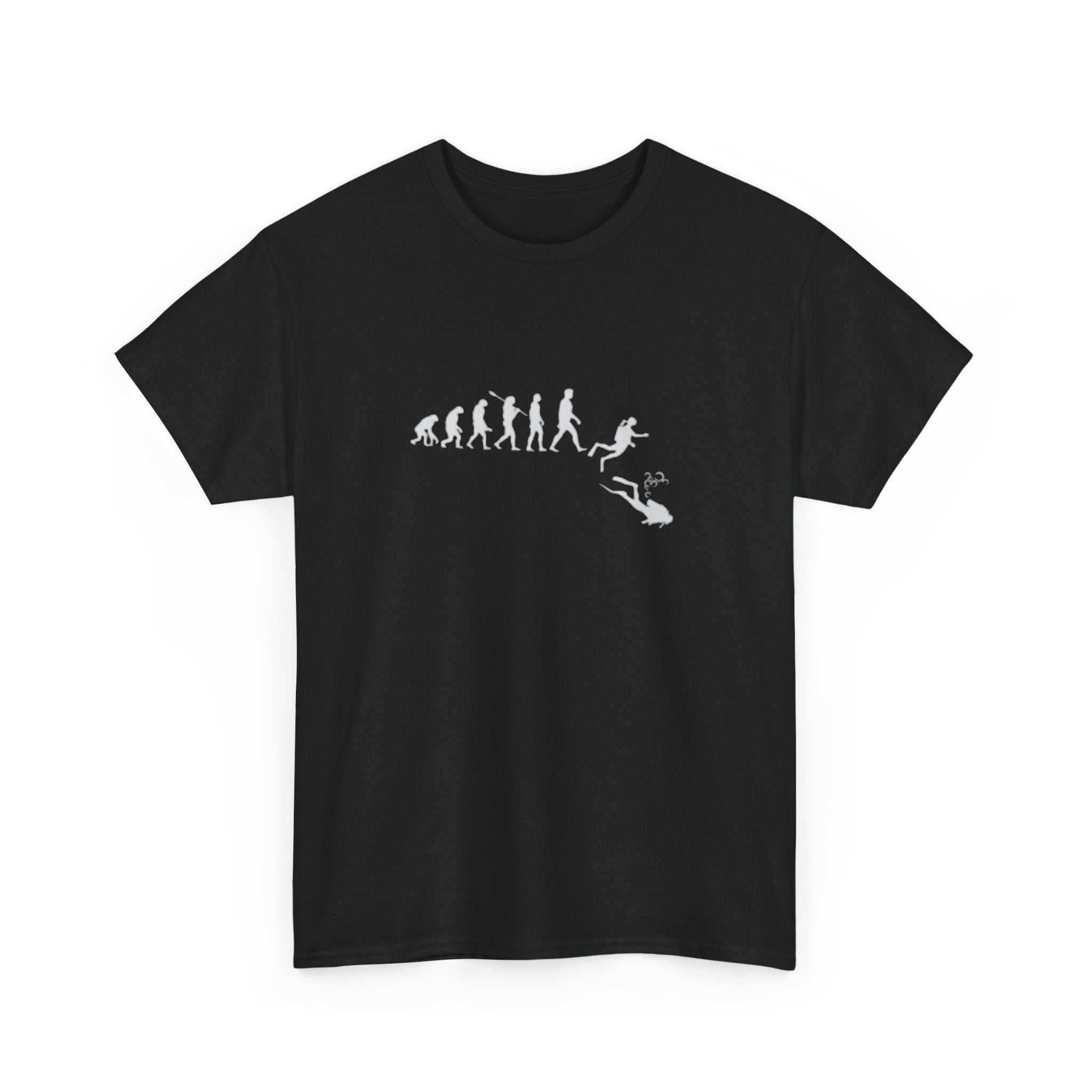 Evolution Theme Unisex Heavy Cotton Tee | Casual Wear, Gift for Nature Lovers