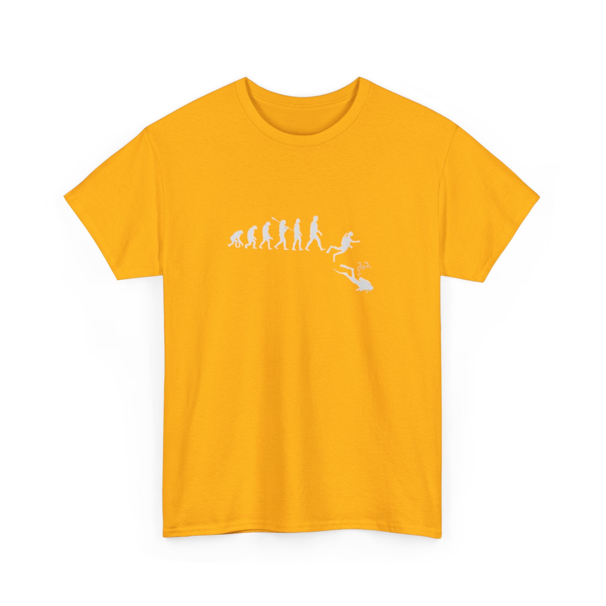 Evolution Theme Unisex Heavy Cotton Tee | Casual Wear, Gift for Nature Lovers