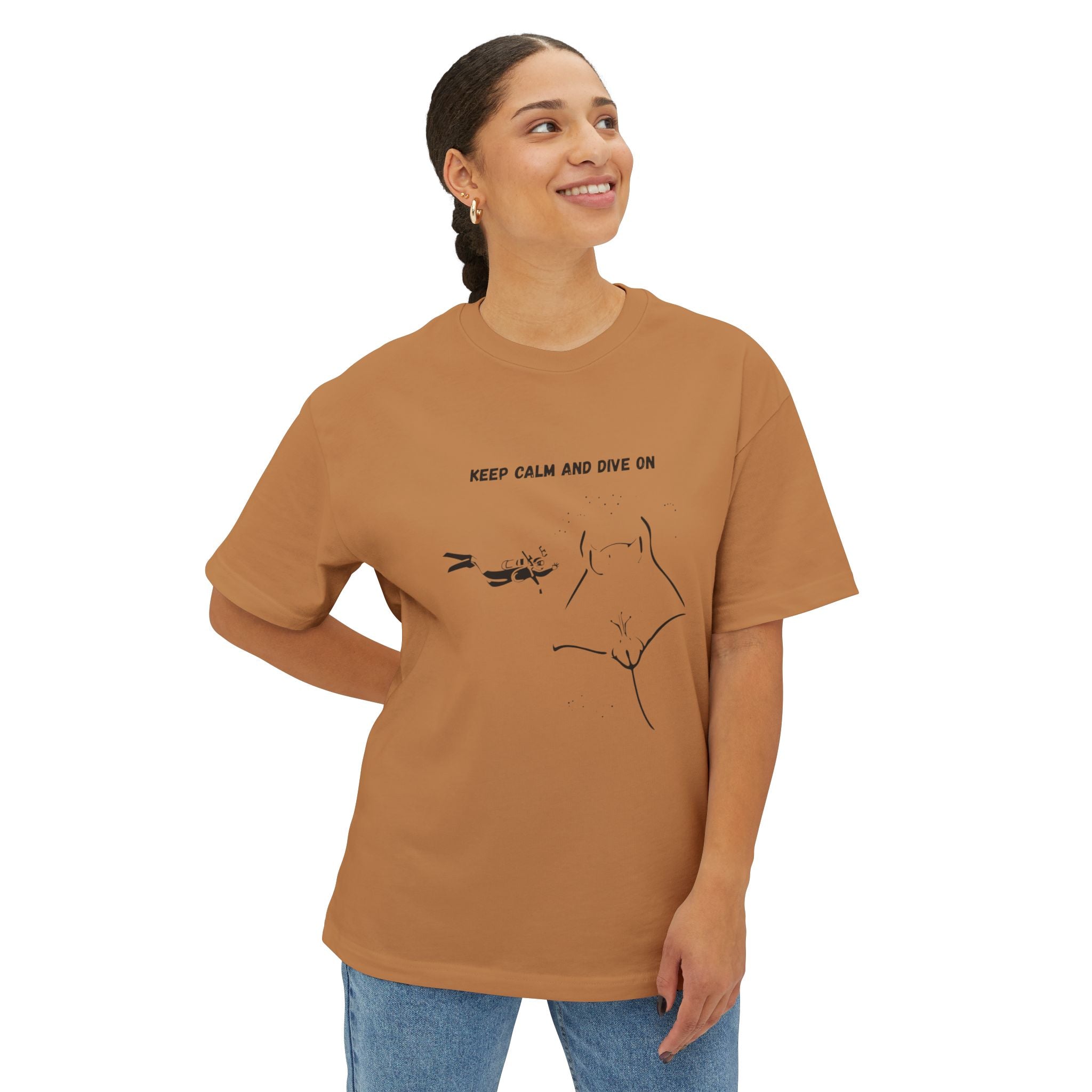 Unisex Oversized Scuba Diving Tee