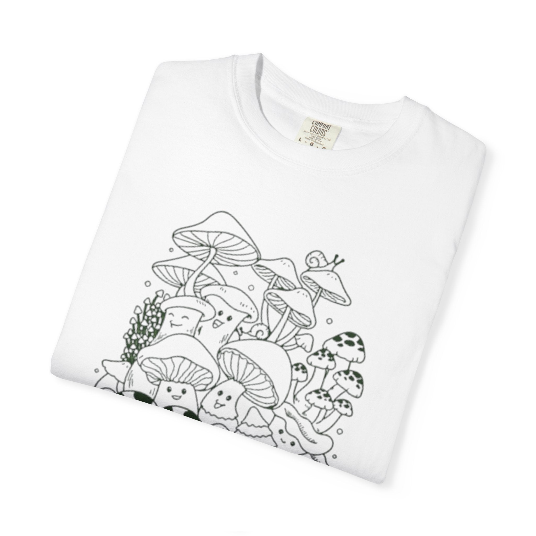 Whimsical Mushroom T-Shirt | Funny Botanical Tee, Cute Gift for Nature Lovers, Eco-Friendly Fashion
