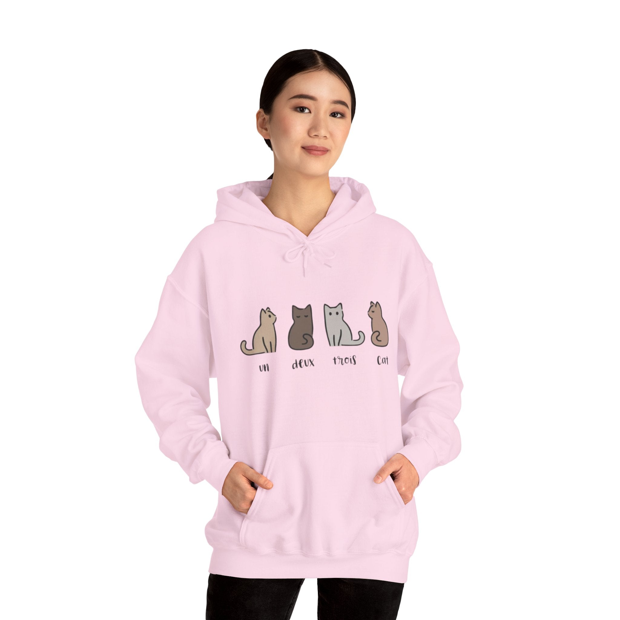 Cozy Cat Lovers Hoodie - Perfect Gift for Pet Owners, Casual Wear, Animal Lovers, Soft & Warm Hoodie