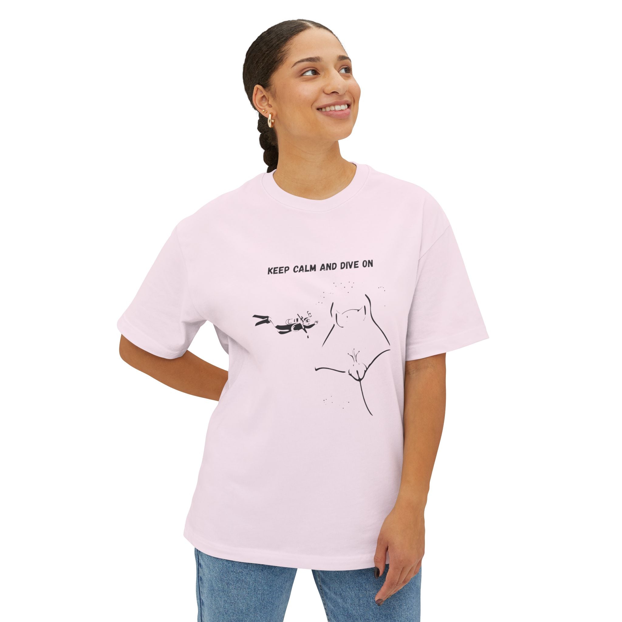 Unisex Oversized Scuba Diving Tee