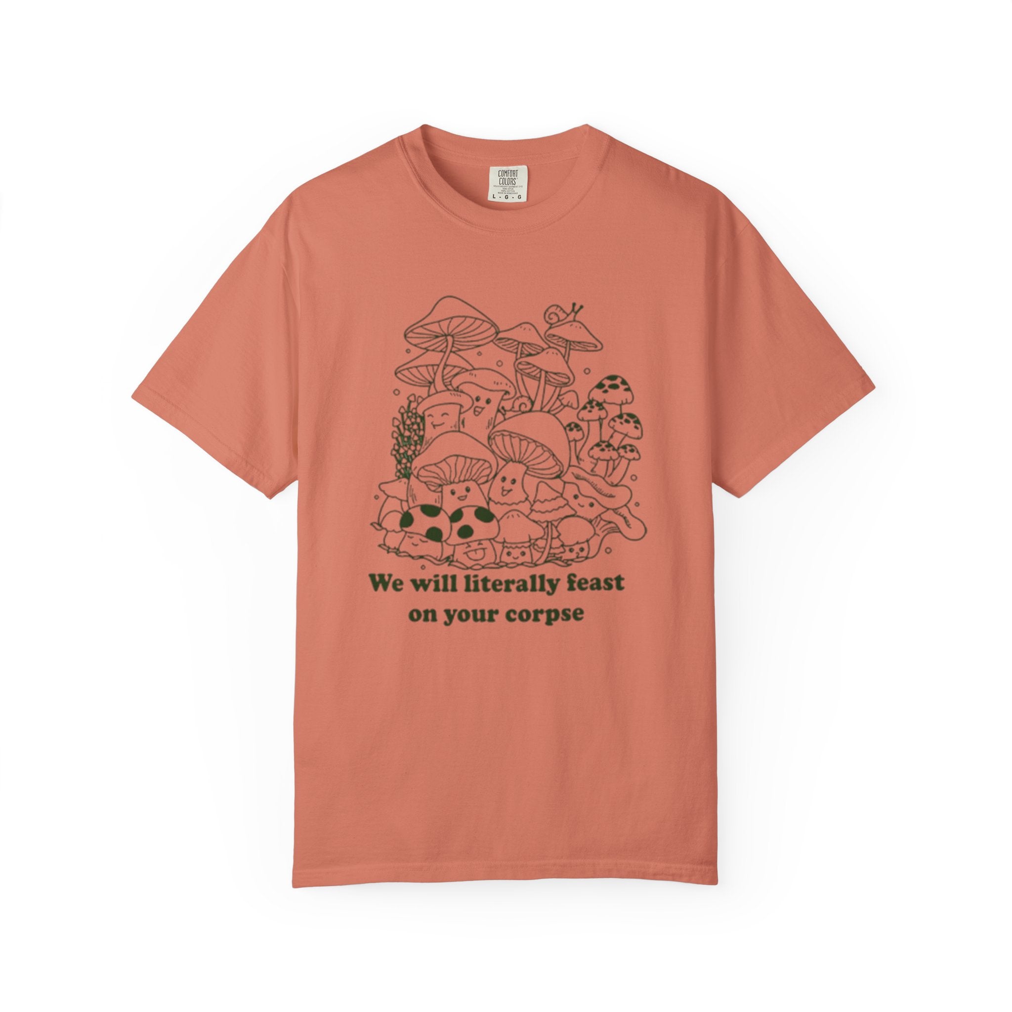 Whimsical Mushroom T-Shirt | Funny Botanical Tee, Cute Gift for Nature Lovers, Eco-Friendly Fashion