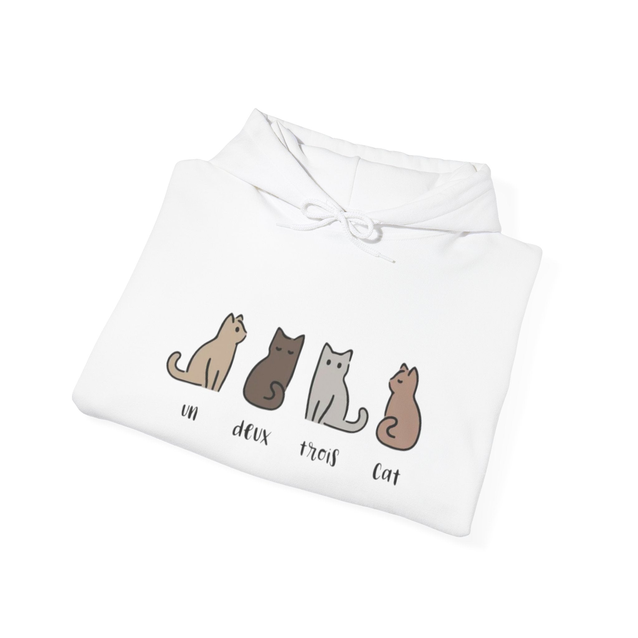 Cozy Cat Lovers Hoodie - Perfect Gift for Pet Owners, Casual Wear, Animal Lovers, Soft & Warm Hoodie