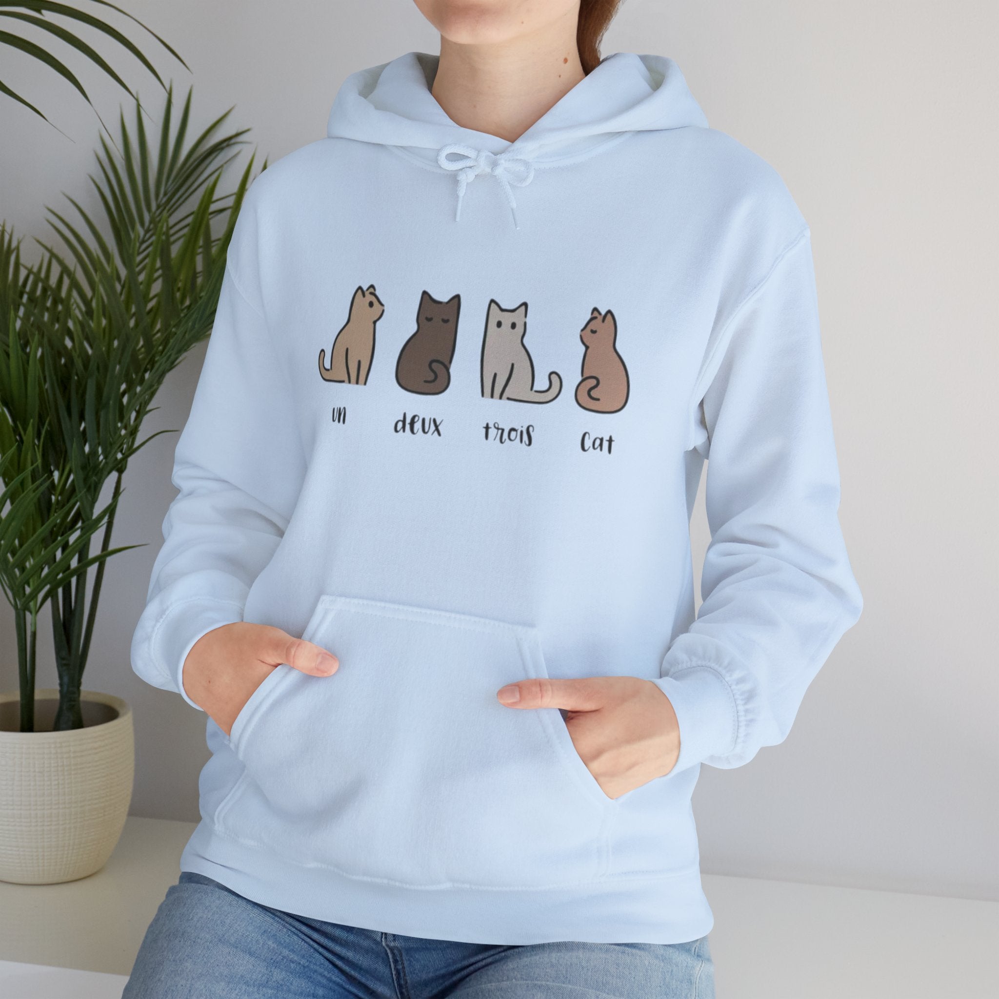 Cozy Cat Lovers Hoodie - Perfect Gift for Pet Owners, Casual Wear, Animal Lovers, Soft & Warm Hoodie