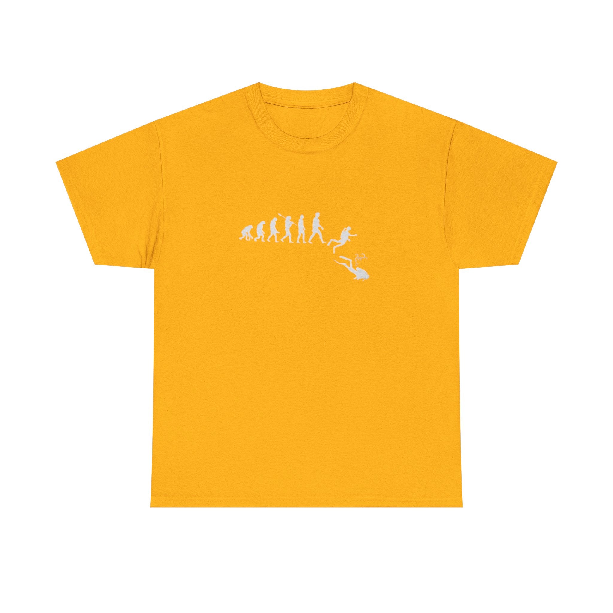 Evolution Theme Unisex Heavy Cotton Tee | Casual Wear, Gift for Nature Lovers