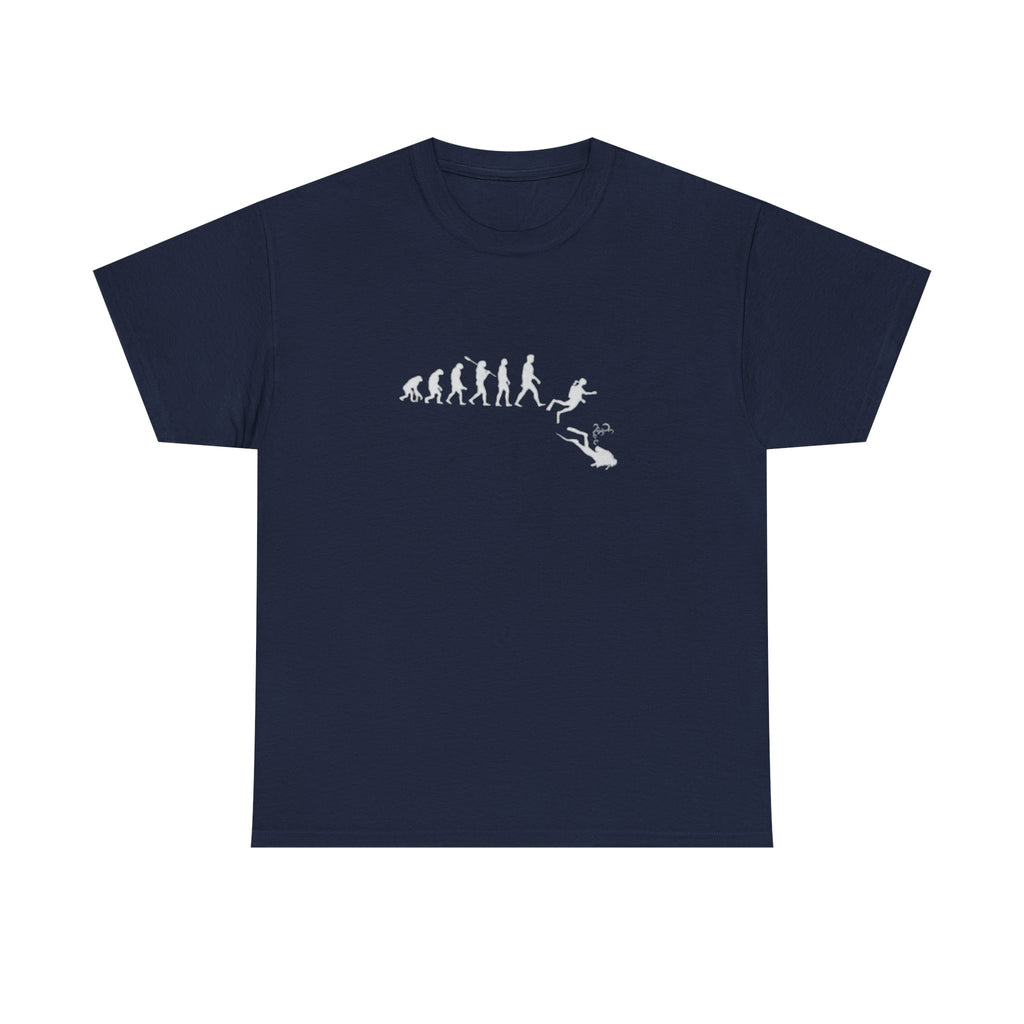 Evolution Theme Unisex Heavy Cotton Tee | Casual Wear, Gift for Nature Lovers