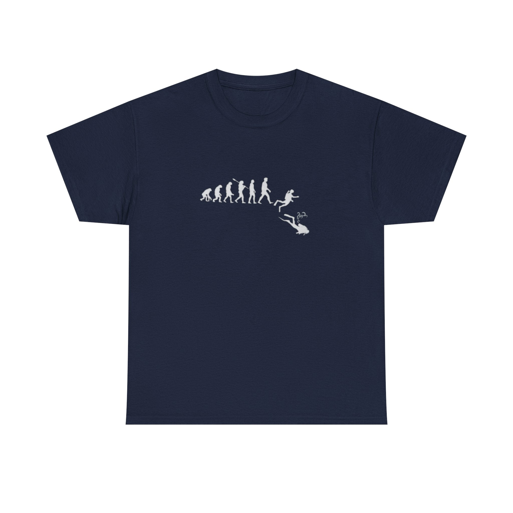 Evolution Theme Unisex Heavy Cotton Tee | Casual Wear, Gift for Nature Lovers