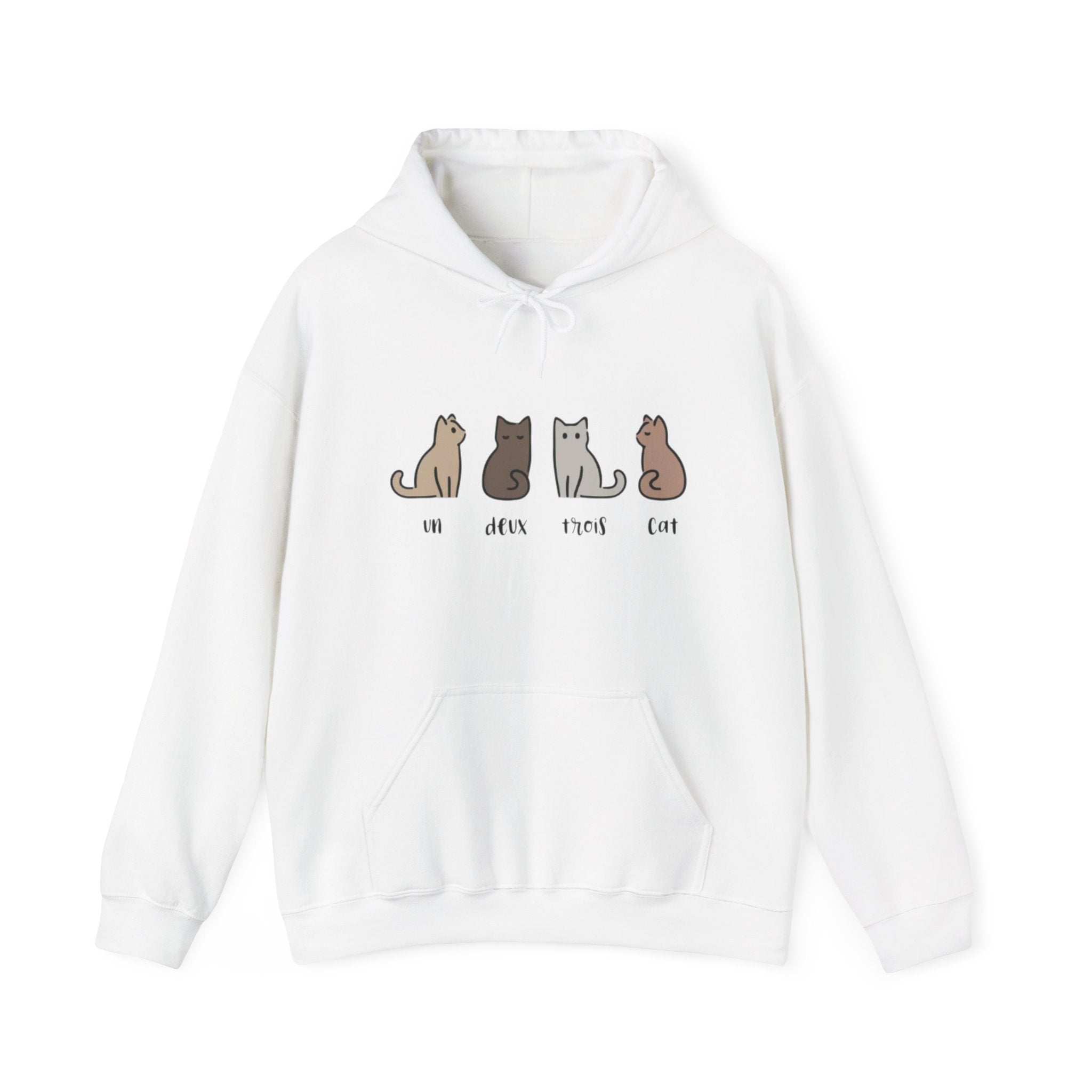Cozy Cat Lovers Hoodie - Perfect Gift for Pet Owners, Casual Wear, Animal Lovers, Soft & Warm Hoodie