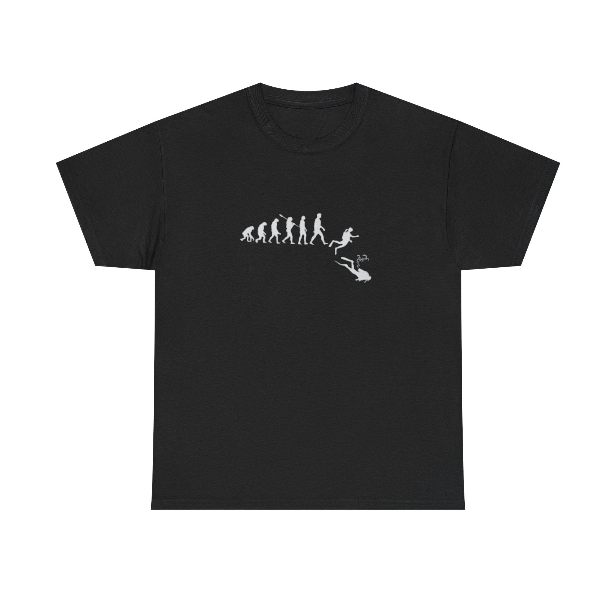 Evolution Theme Unisex Heavy Cotton Tee | Casual Wear, Gift for Nature Lovers