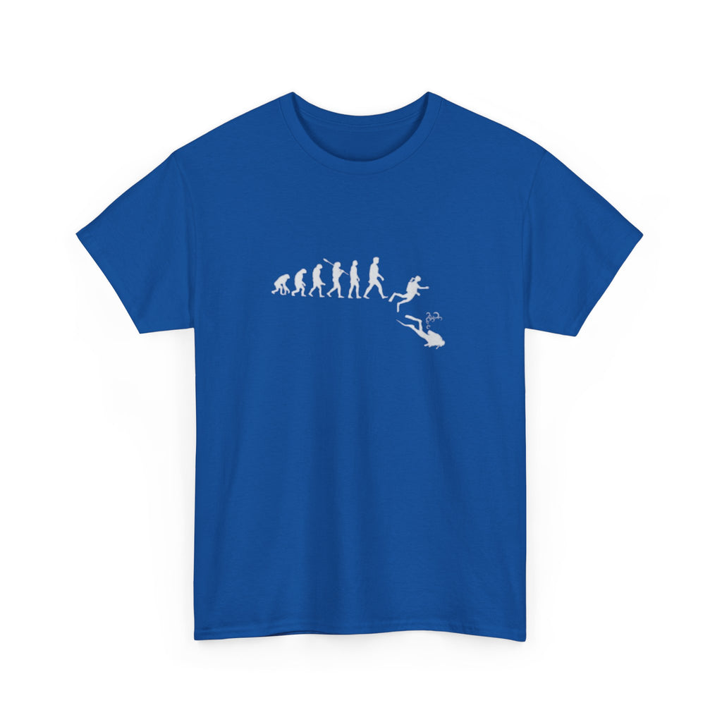 Evolution Theme Unisex Heavy Cotton Tee | Casual Wear, Gift for Nature Lovers