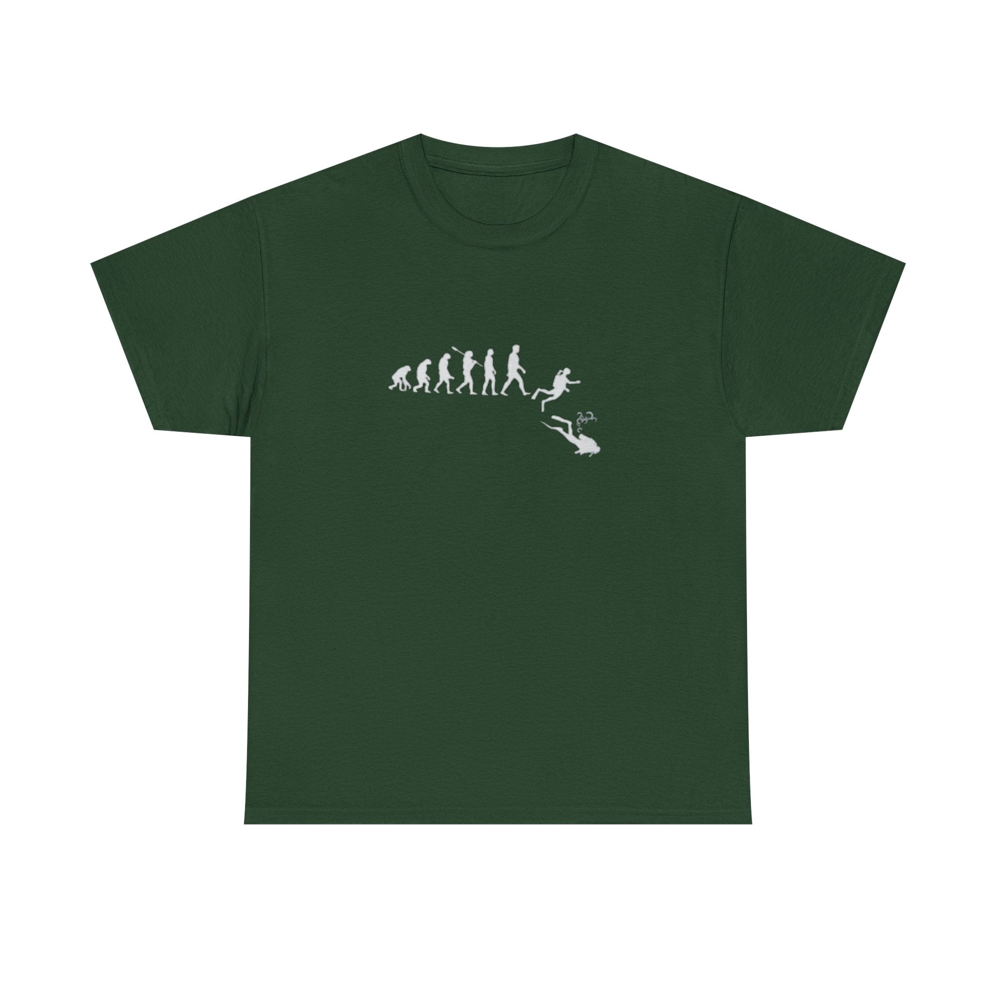 Evolution Theme Unisex Heavy Cotton Tee | Casual Wear, Gift for Nature Lovers