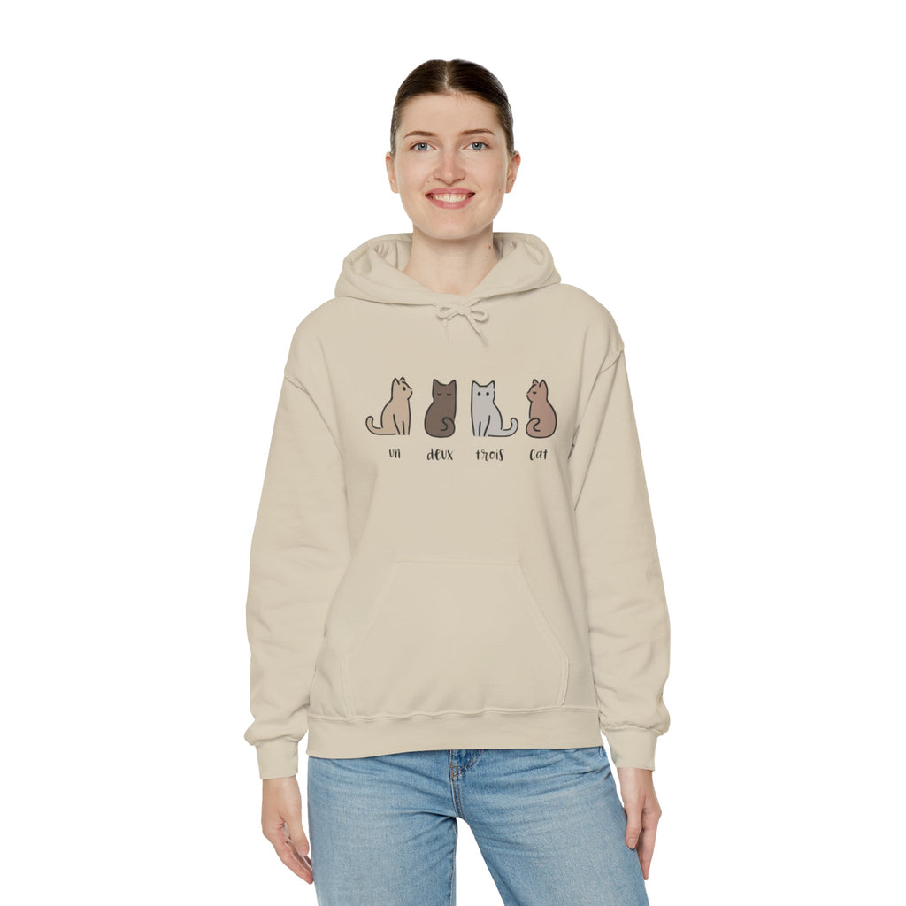 Cozy Cat Lovers Hoodie - Perfect Gift for Pet Owners, Casual Wear, Animal Lovers, Soft & Warm Hoodie