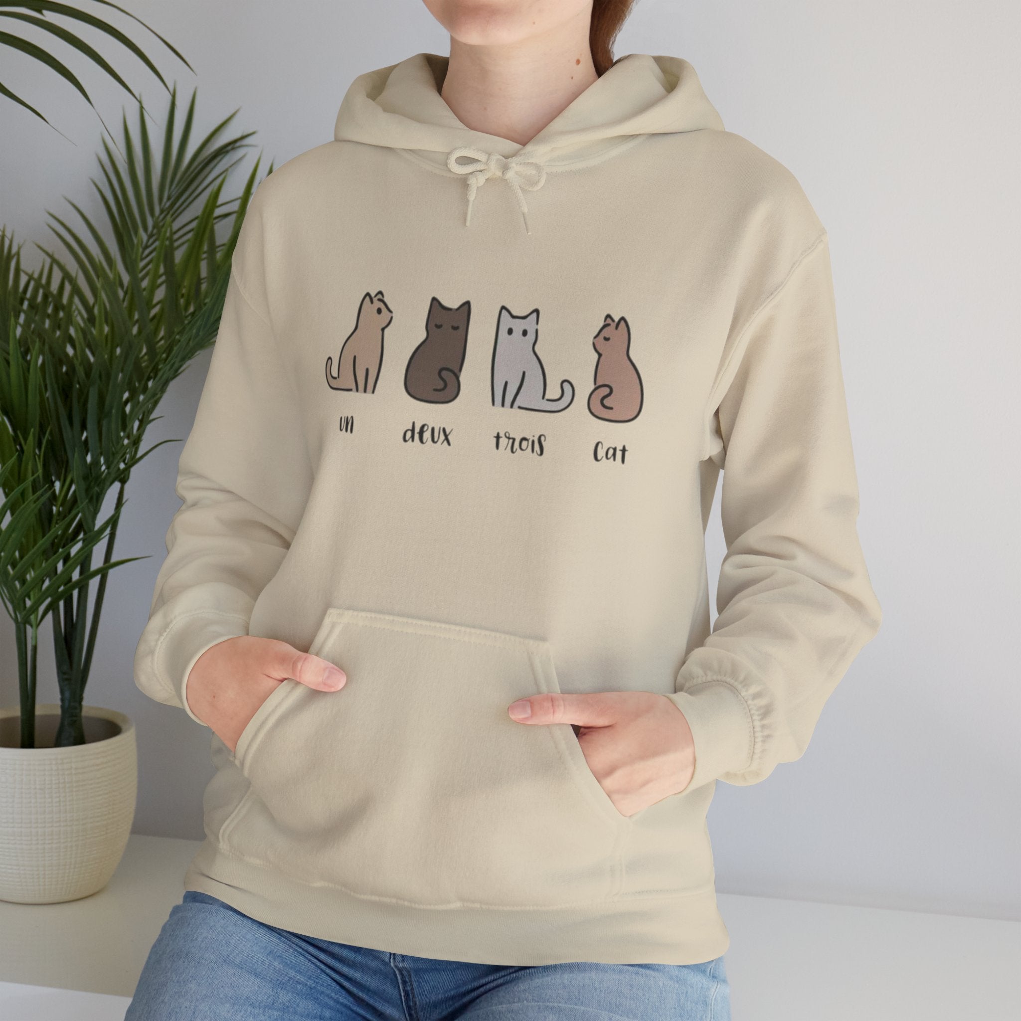 Cozy Cat Lovers Hoodie - Perfect Gift for Pet Owners, Casual Wear, Animal Lovers, Soft & Warm Hoodie