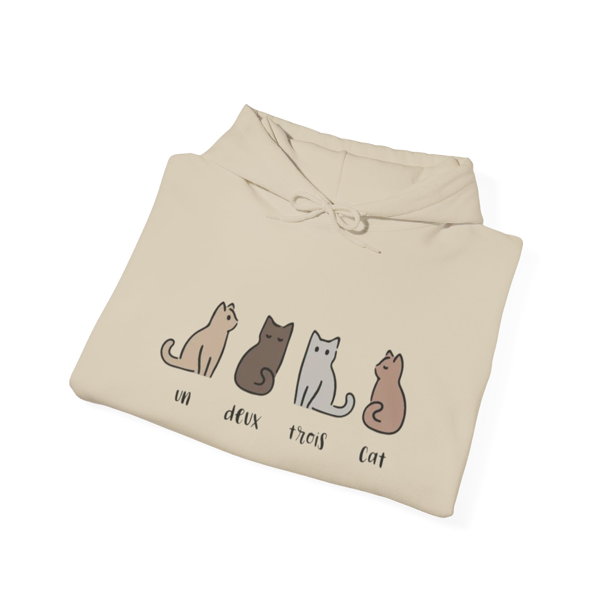 Cozy Cat Lovers Hoodie - Perfect Gift for Pet Owners, Casual Wear, Animal Lovers, Soft & Warm Hoodie