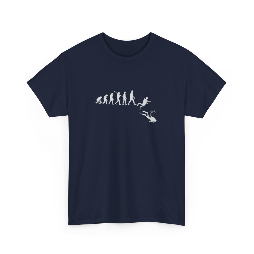 Evolution Theme Unisex Heavy Cotton Tee | Casual Wear, Gift for Nature Lovers