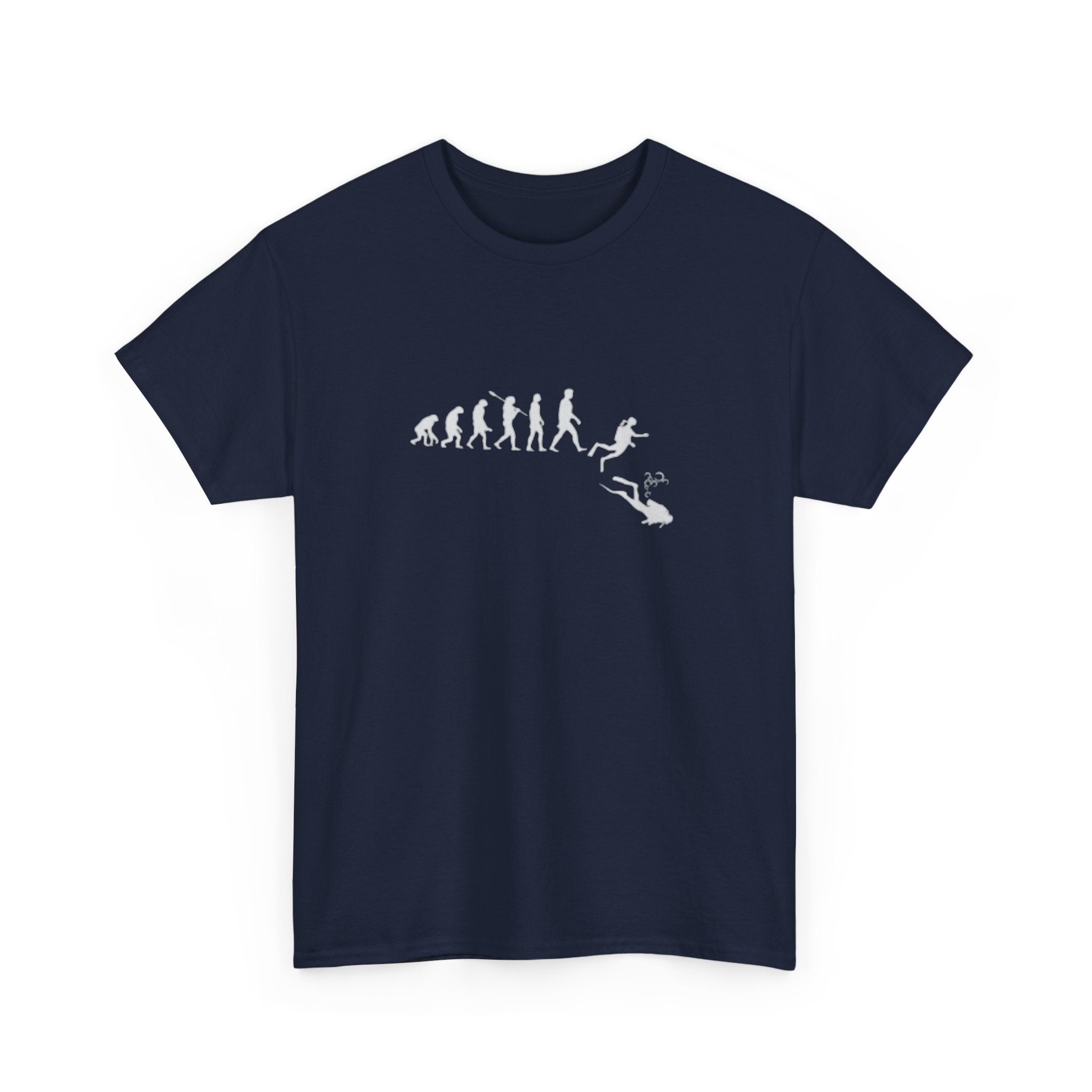Evolution Theme Unisex Heavy Cotton Tee | Casual Wear, Gift for Nature Lovers