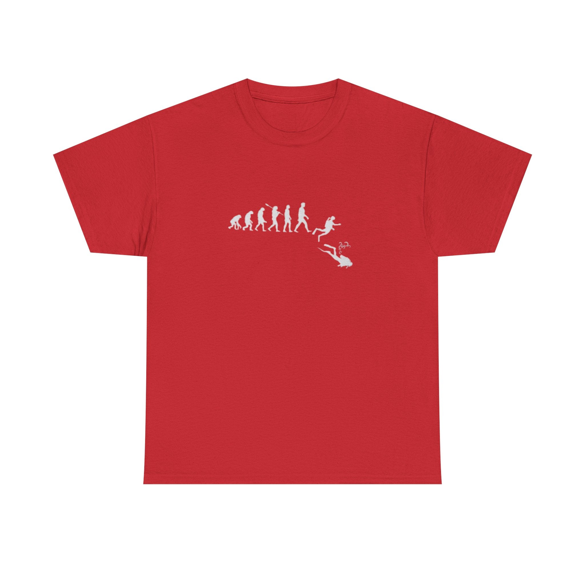 Evolution Theme Unisex Heavy Cotton Tee | Casual Wear, Gift for Nature Lovers